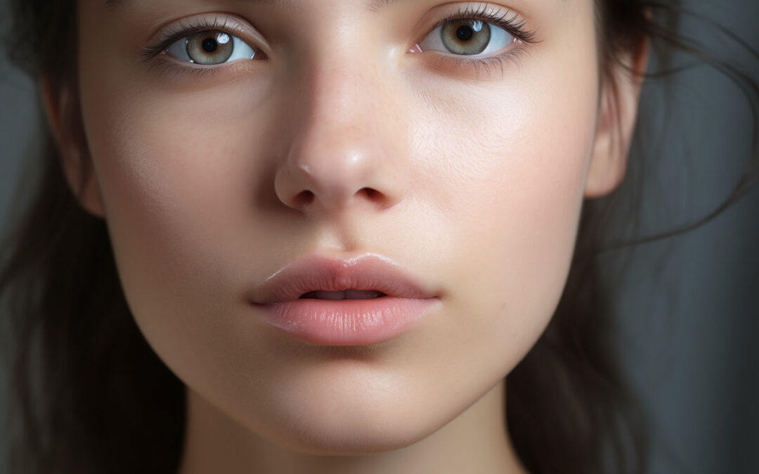 Young girl with natural beauty
