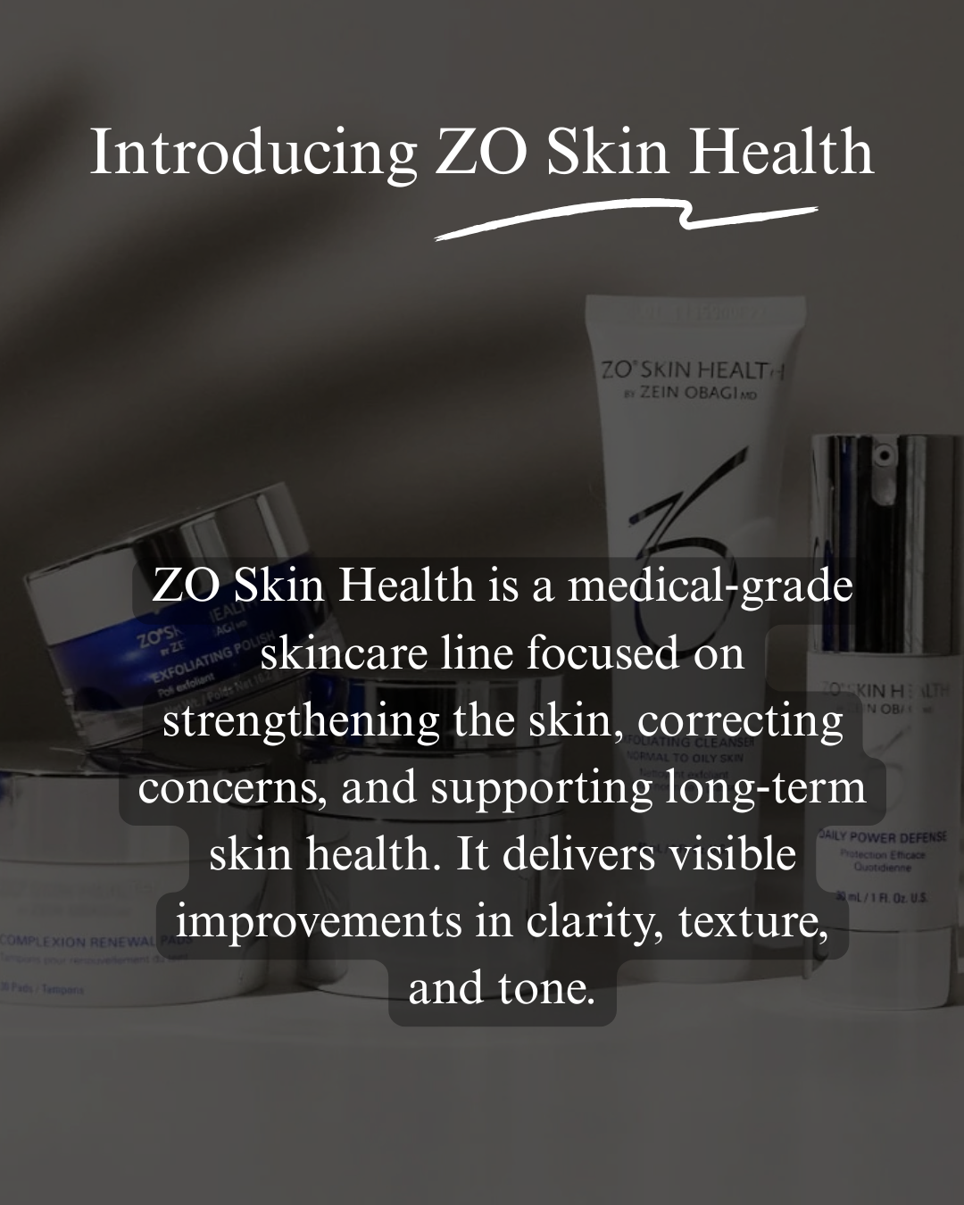 introducing ZO Skin Health introducing ZO Skin Health